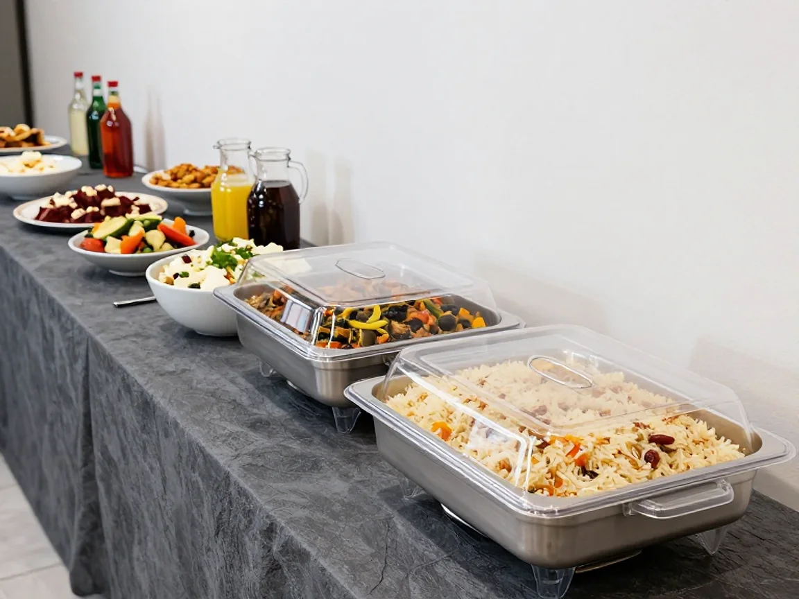 Kalabalık iftar sofrası